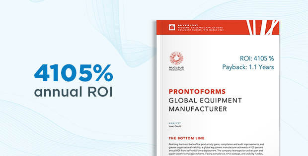 Case study: ProntoForms (now TrueContext) delivers a massive ROI for global manufacturer