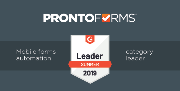 ProntoForms Continues Its Reign as the Leader in Mobile Forms Automation