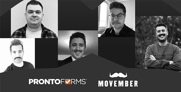 Movember: ProntoForms (now TrueContext) Sports The  ‘Staches!