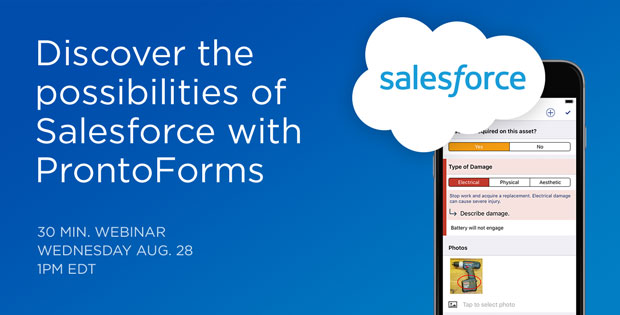 Discover the possibilities of Salesforce with ProntoForms