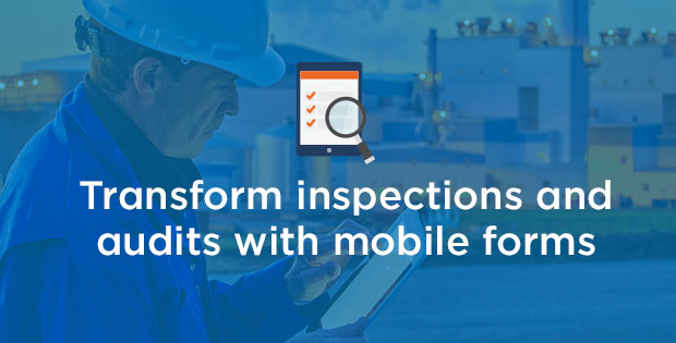 ProntoForms' construction inspection forms for mobile provide mobile construction inspection forms. Benefit from a mobile construction inspection form app today.|A workflow diagram of data coming from the office to the field and back