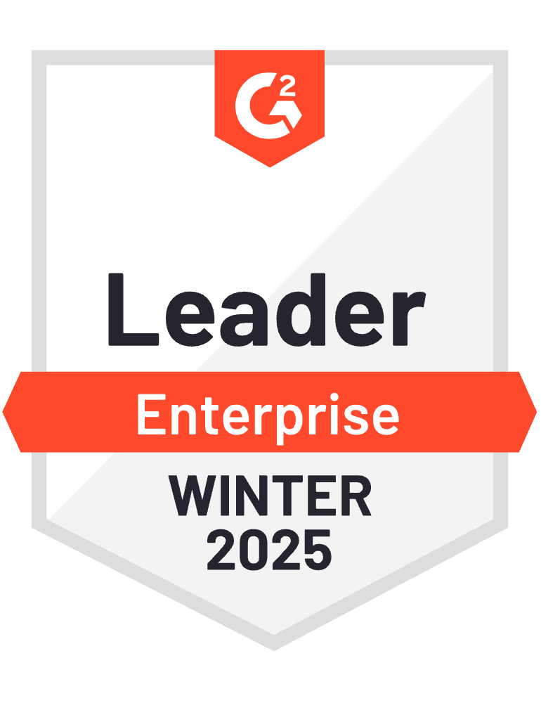 G2 Enterprise Leader Badge for Mobile Forms Automation